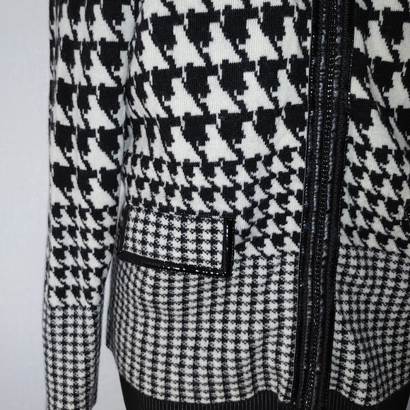 Basler knit Cardigan Black/White Size 44 or 16/18 - Picture 9 of 16